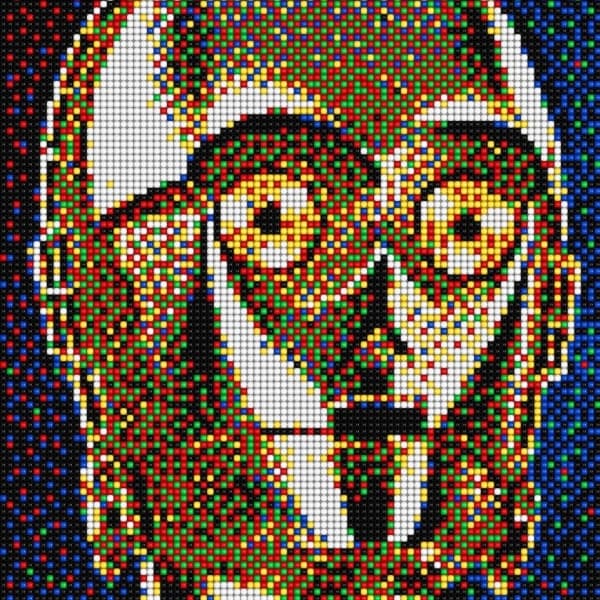 Quercetti MOSAIKK PIXELKUNST. 9 STAR WARS C-3PO 14800 EL.