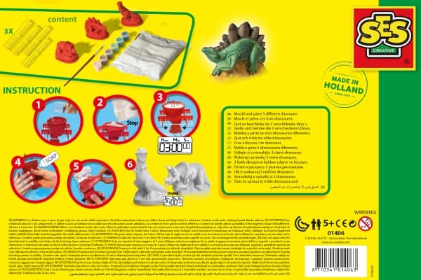 SES Creative Cast & malli - Dinosaurs