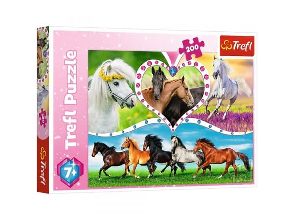 Trefl Puzzle 200el Beautiful horses 13248 Trefl