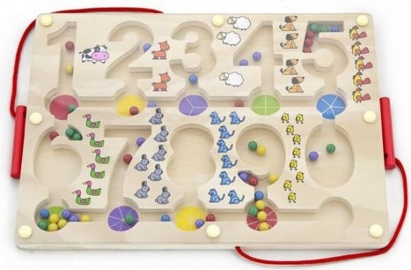 Viga magneettinen labyrintti numerot