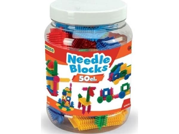 Wader Klocki Hedgehogs jar of 50 elements