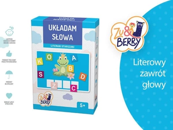 Trefl Stacking Words vanhemmat lapset peliä