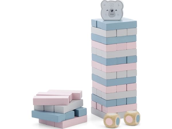 Viga 44011 PolarB Tower Puzzle Game with Teddy Bears