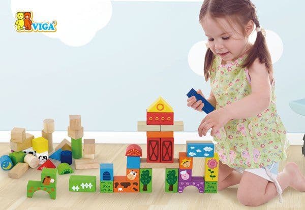 Trädekaler med figurer Ferma ,,Viga Toys&quot, (6934510502850)