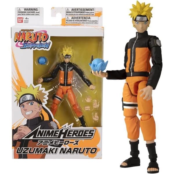 Anime Heroes - Naruto Shippuden - Figur Anime hjältar 17 cm - Naruto Uzumaki