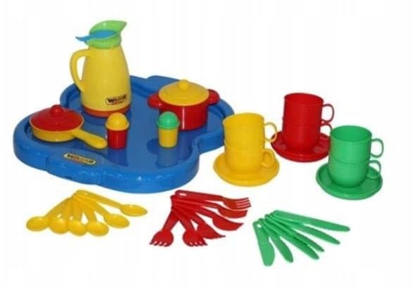 Wader Polesie 54951 fat med brett for 6 personer - 54951 POLESIE