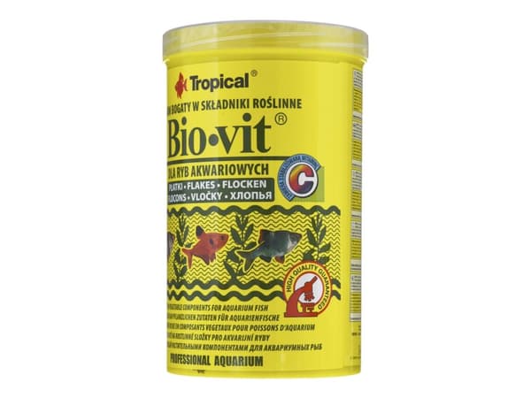 Tropical Bio-Vit växtfoder för fiskar 1000 ml/200 g