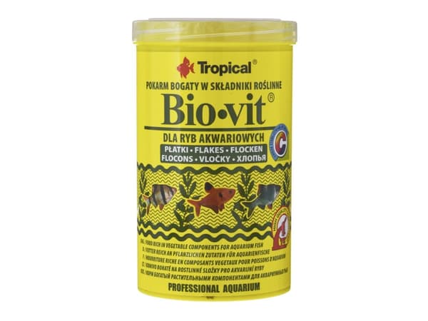 Tropical Bio-Vit växtfoder för fiskar 1000 ml/200 g