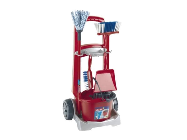 Theo Klein Vileda cleaning trolley, Hushåll, 3 År