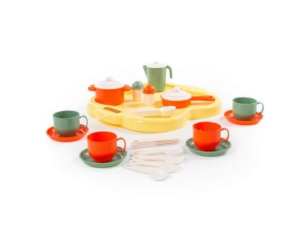 Polesie 54937 "Janina" fat med brett for 4 personer
