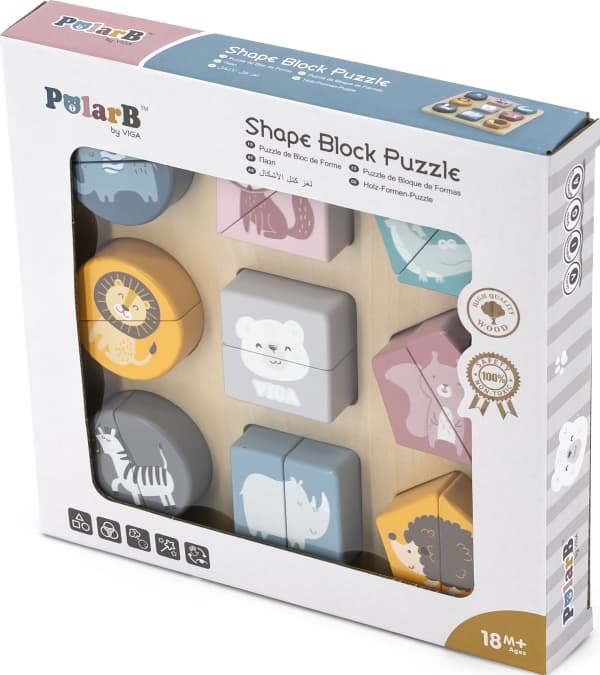 Viga Viga Viga 44012 PolarB Puzzle 2in1 palapelit - muodot