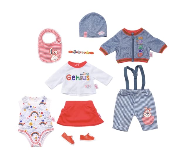 BABY born Deluxe Super Mix & Match, Nuken vaatesetti, 3 vuosi/vuosia