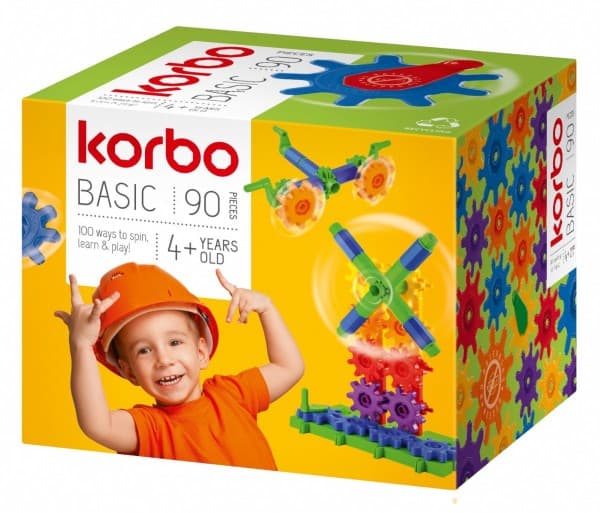 Korbo Klocki Basic 90 elementer