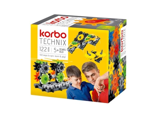 Korbo Technix 122, Girsett, 5 år, 122 stykker