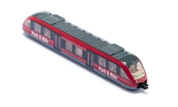 Siku Local train, Trikkvogn, 3 år, Metall, Plast, Sort, Rød