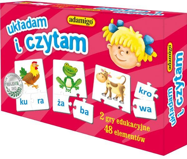 ADAMIGO Stacking and Reading Game