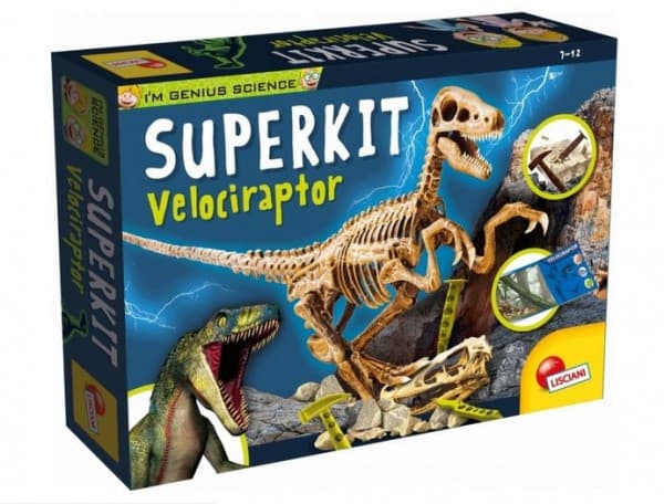 Jeg er et Genius Velociraptor Super kit 80632 LISCIANI