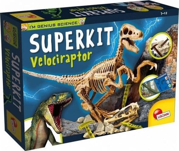 Jag är ett geni Velociraptor Super kit 80632 LISCIANI