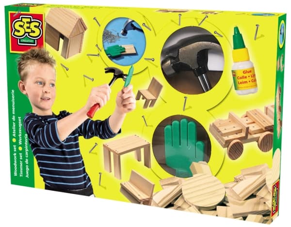SES Creative Byggesæt i træ