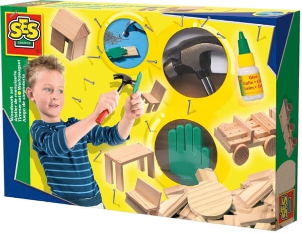 SES Creative Byggesæt i træ