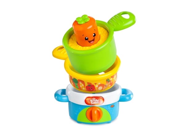 Bright Starts Nest ‘n Sing Pots, Gutt/Jente, 0,5 år, Lyseffekter, Gir fra seg lyd