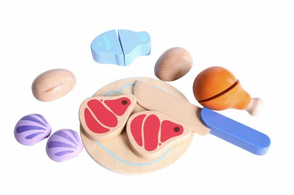 iWood Meat Kitchen Toys wooden