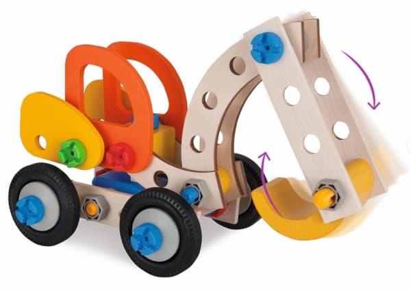 Eichhorn Constructor, Excavator, 4 År, Bok, Plast, Trä, Multifärg