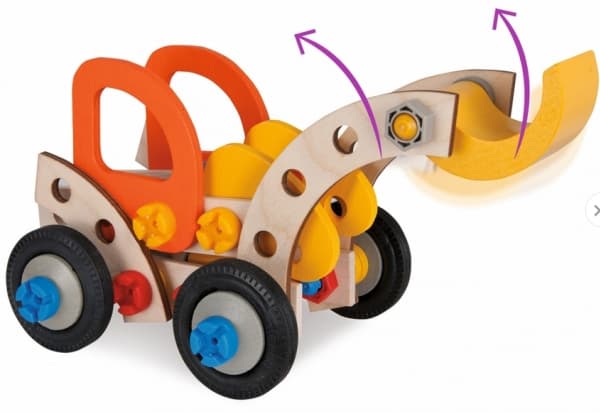 Eichhorn Constructor, Excavator, 4 År, Bok, Plast, Trä, Multifärg