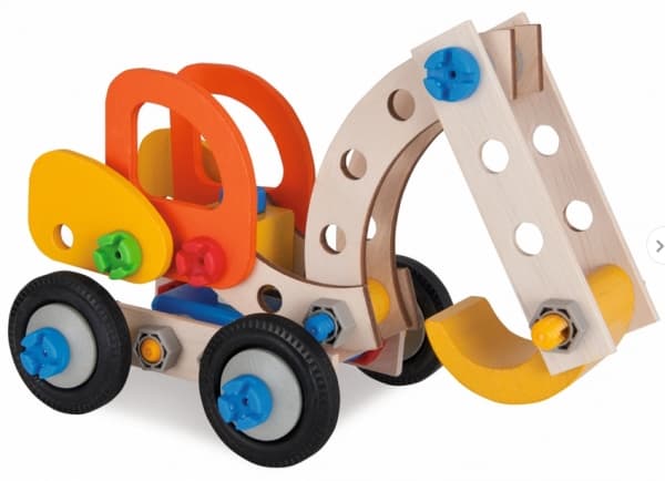 Eichhorn Constructor, Excavator, 4 År, Bok, Plast, Trä, Multifärg