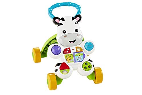 Fisher-Price Zebra, 6 kuukautta, 4 renkaita, Monivärinen