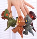 Miniatyrbild 1 av 7: Transformator Dinosaurie leksaker 8CM 4st  modell