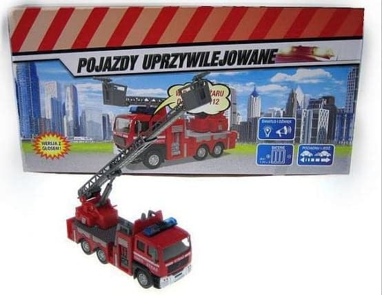 Hipo paloauto leikkii ja hehkuu, 14cm - HKG079