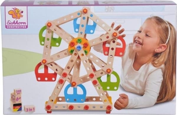 Eichhorn Constructor tegelstenar Karusell 3in1 240 delar