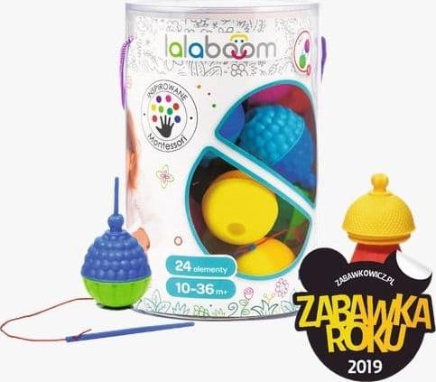 Trefl Lalaboom - Kulko blocks 24 elements in a tube 61078