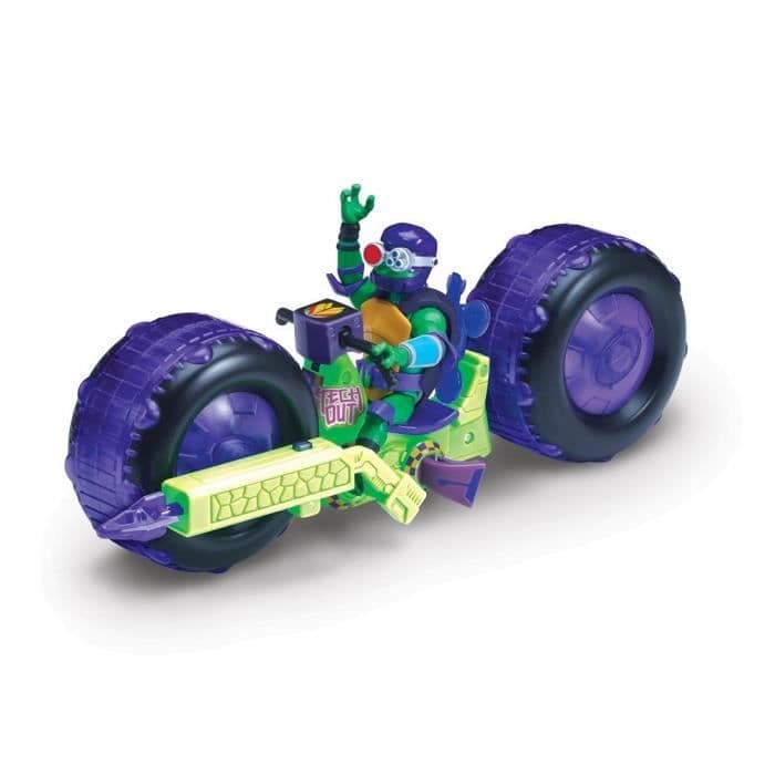 ROTMNT - Deluxe køretøj med actionfigur - Don