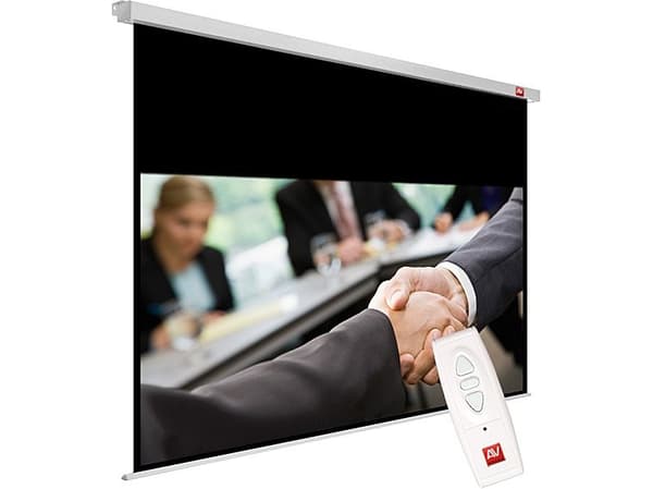 Avtek International Business Electric 240, Moottoroitu, 2,35 m, 146,8 cm, 16:10, Musta, Valkoinen