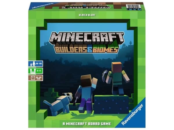Ravensburger Minecraft: Builders & Biomes, Brettspill, Tile-based, 10 år, 30 min, Familiespill