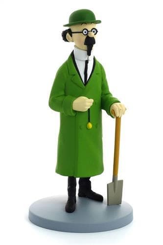 Tintin - Statyett - Professor Kalkyl med spade