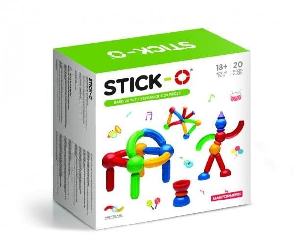 Magformers MAGFORMERS Magnetic blocks Stick-O Basic 20 elements 901002