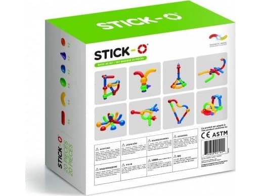 Magformers Magneettipalikat Stick-O Basic 20 elementtiä (005-901002)