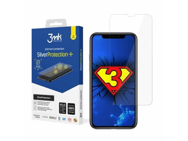 3MK SilverProtection+, iPhone X/XS/11 Pro, 1 styck