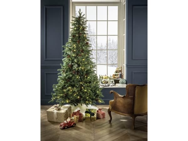 L´Oca Nera Christmas artificial tree 210cm incl. 370 leds green