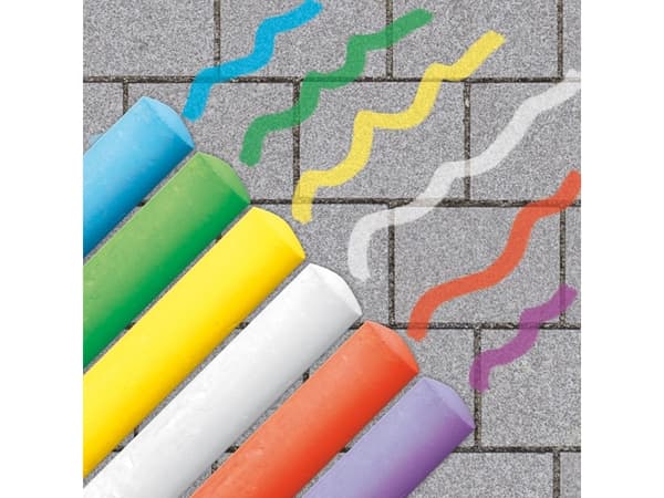 SES Creative Playground chalks 6 pack fortau kritt 6 stykker