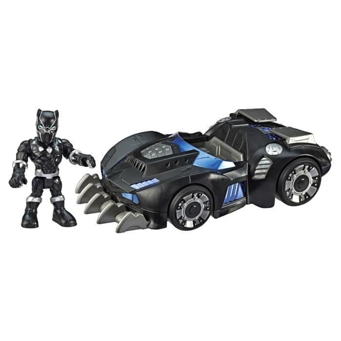 Marvel Avengers Playskool Super Hero Adventures - Black Panther Vehicle og 12,5 cm figur