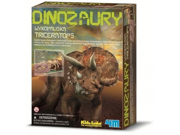 4M Tiede Kaivaus-setti - Triceratops
