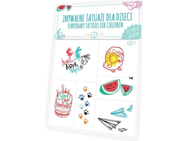 Zuzu Toys Pesunkestävät tatuoinnit lapsille - Kesämallit - 145658