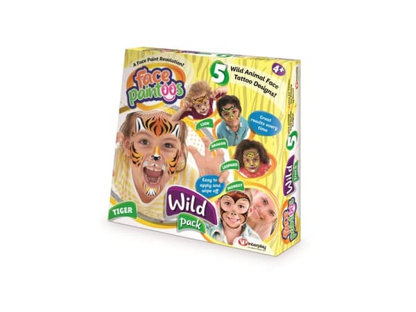 Interplay Entertainment FACE PAINTOOS Wild Pack, 6 pcs per outer