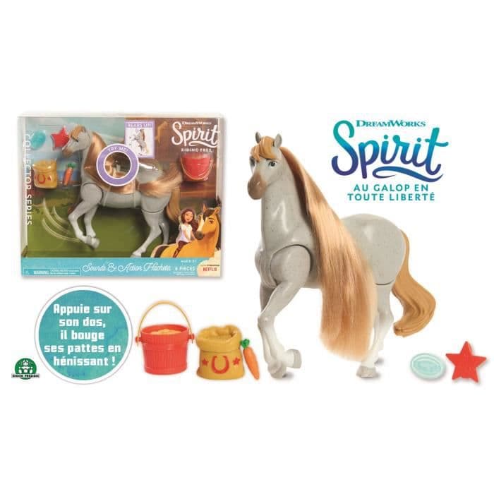 Spirit - Hest 18 cm med bevægelser - Temamåltid