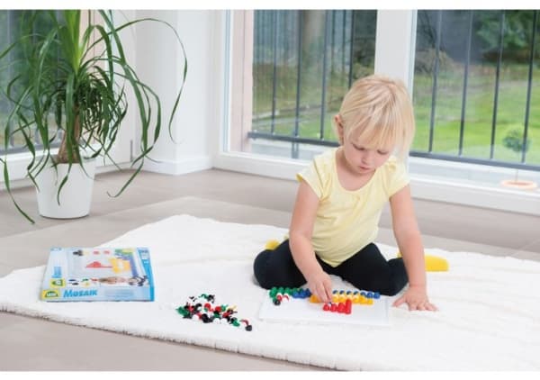 Lena Mosaic Set color 15 mm 120 pcs, 3 år, Gutt/Jente, Førskole, Flerfarget, 120 stykker, Europa