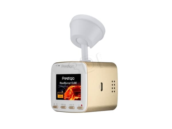 Car Video Recorder PRESTIGIO RoadRunner CUBE (FHD 1920x1080@30fps, 1.5 inch screen, 2 MP CMOS SONY IMX323 image sensor, 2 MP camera, 140° Viewing Ang